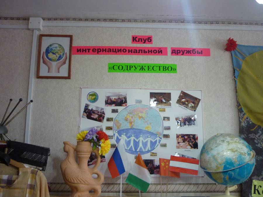 Клуб интернациональной дружбы проект