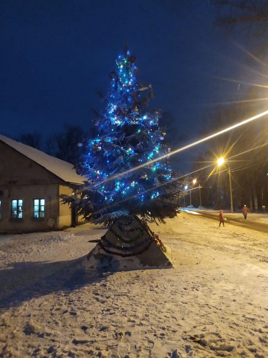 Сельские территории Новомосковска к новогодним праздникам готовы