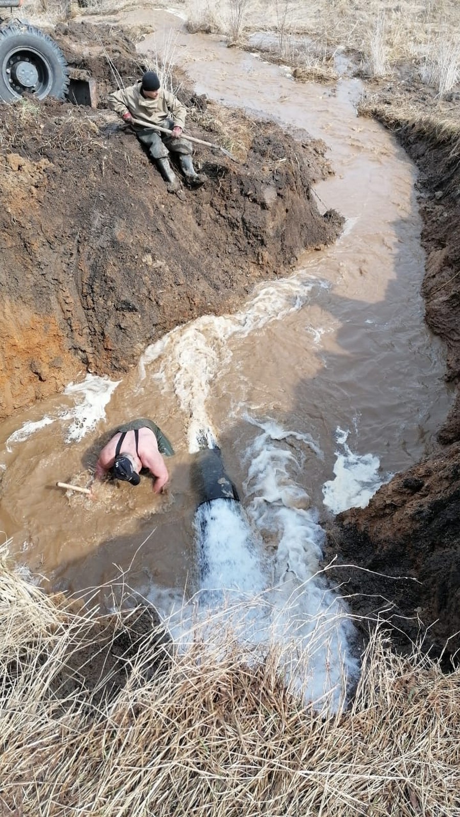 Вчера в Новомосковске ликвидировали аварию на водоводе