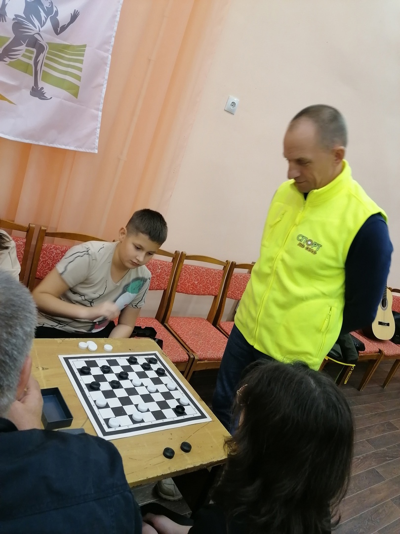 В деревне Рига-Васильевка прошел турнир по шашкам