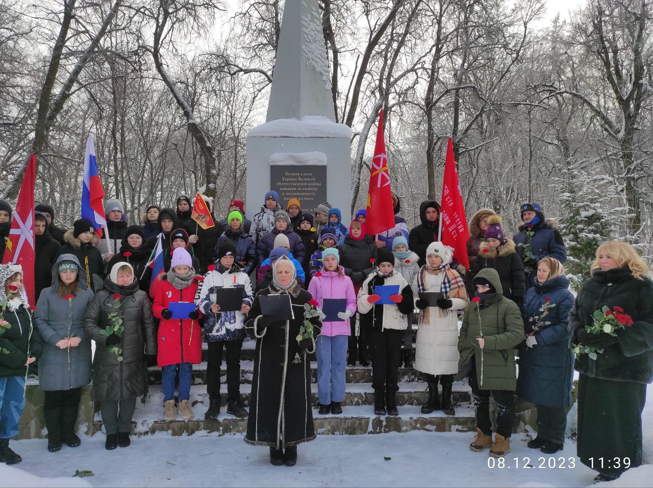 В селе Гремячее почтили память солдат-освободителей