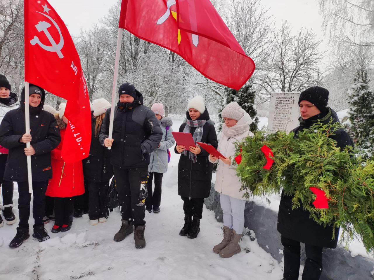 В селе Гремячее почтили память солдат-освободителей