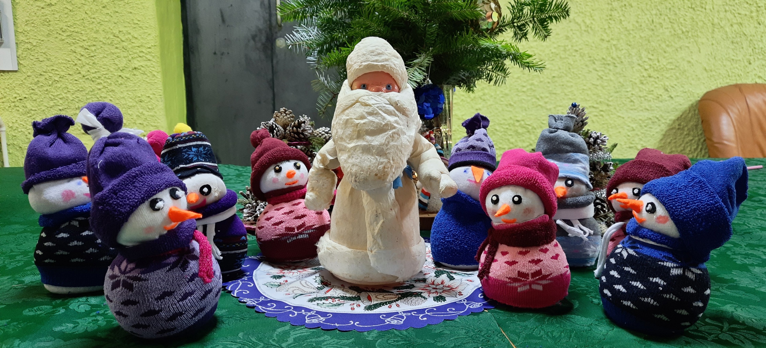 Снеговик из фоамирана своими руками 雪人 Новый год 2024 Ёлочная игрушка Рождество Snowman 눈사람
